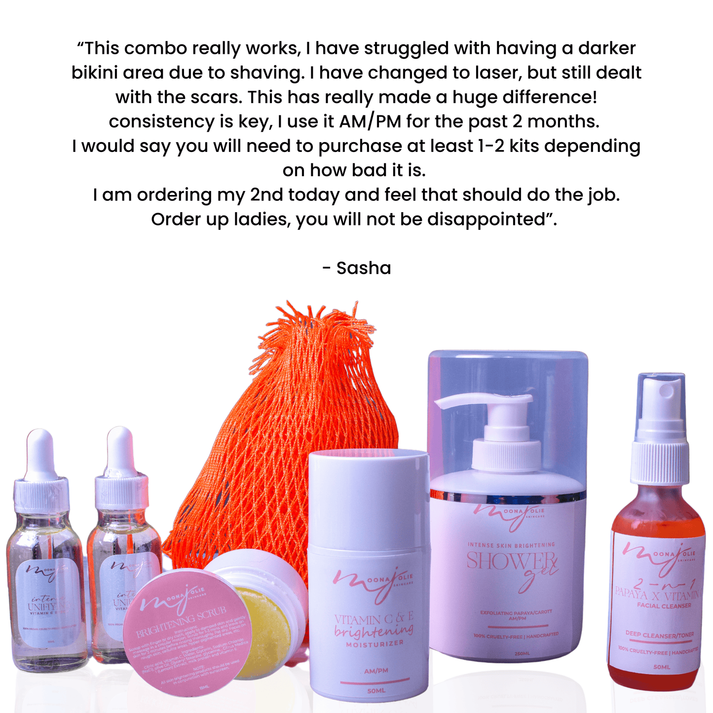 Jolie’s Full Body & Face Brightening Kit