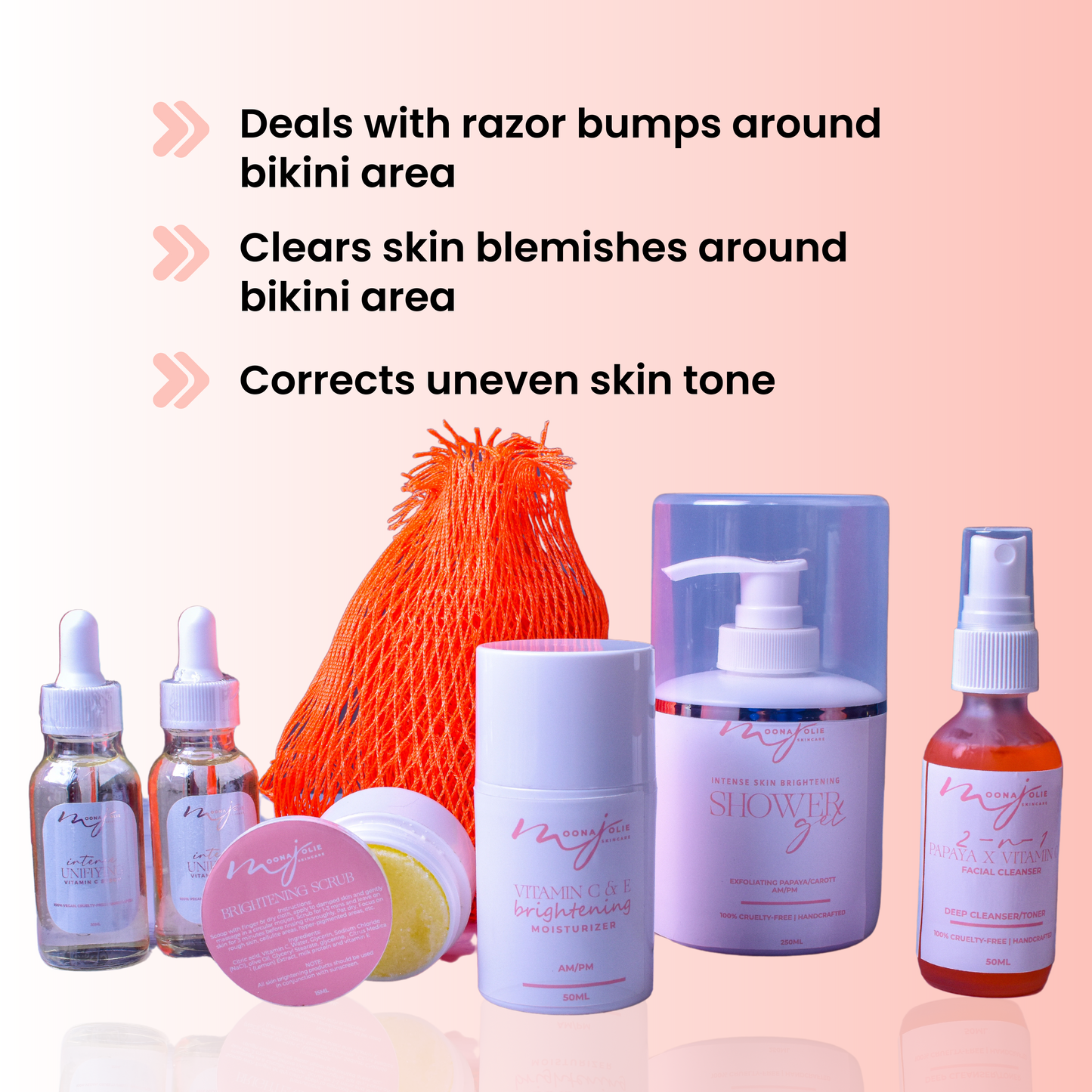 Jolie’s Full Body & Face Brightening Kit