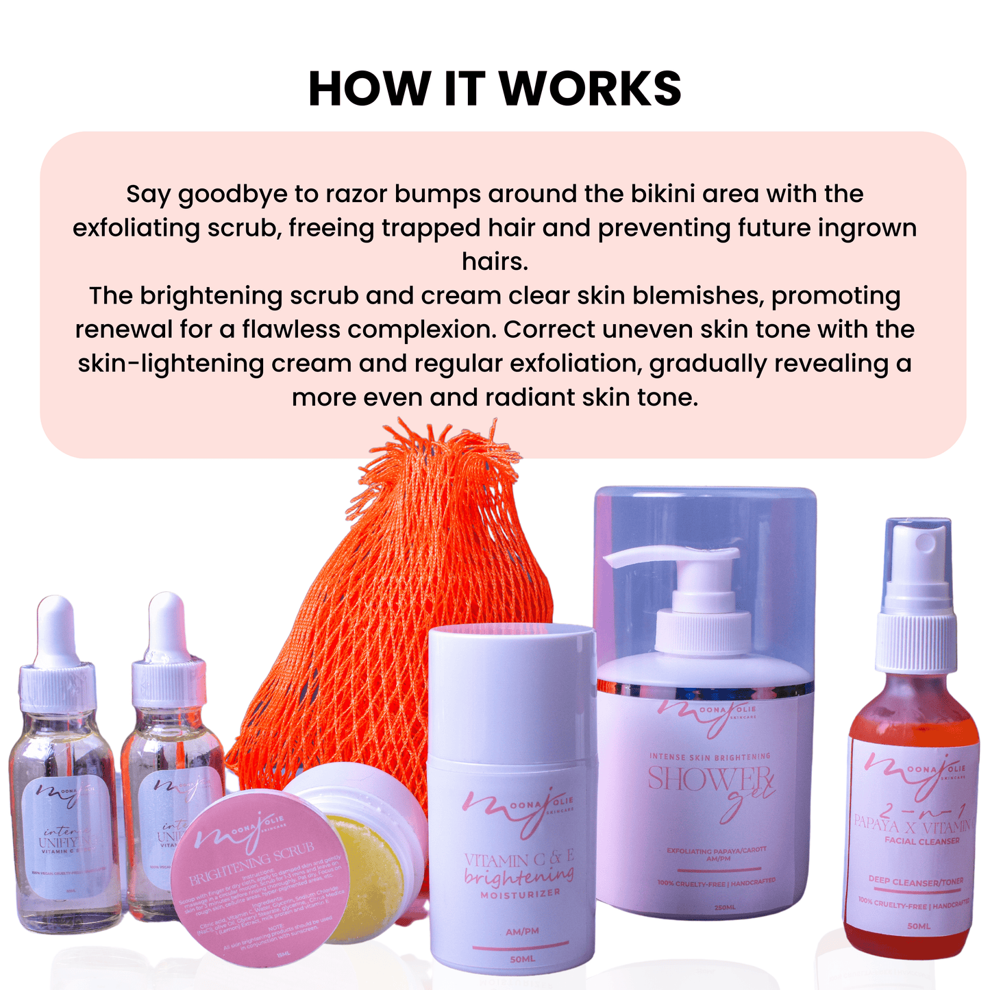 Jolie’s Full Body & Face Brightening Kit