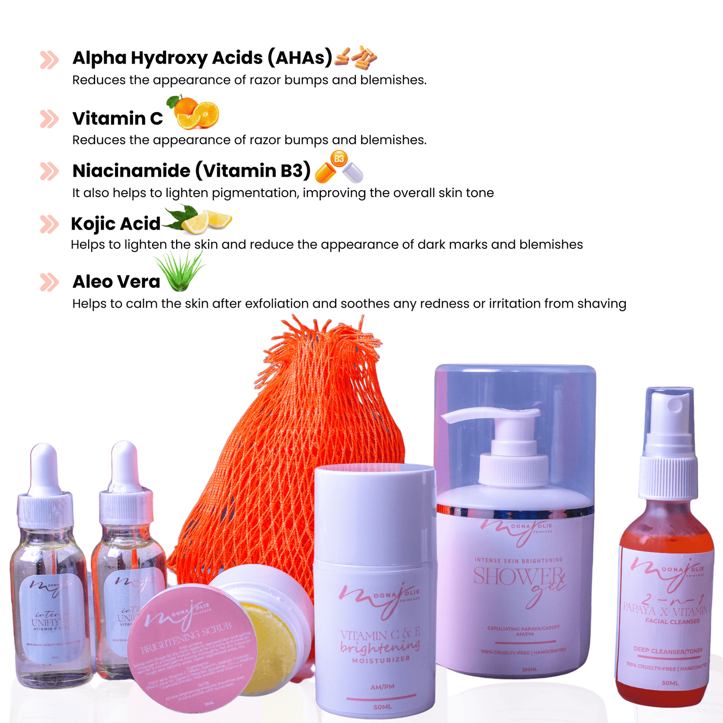 Jolie’s Full Body & Face Brightening Kit