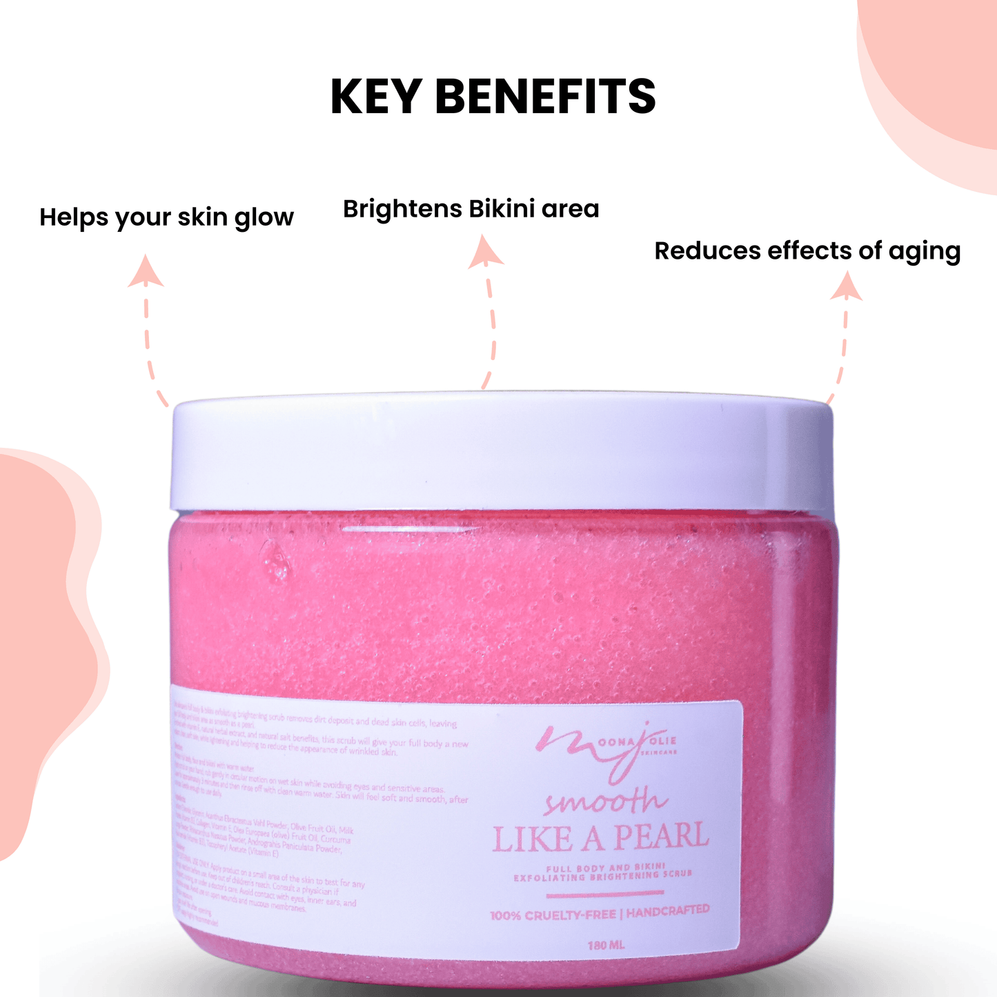 Intense Smooth Like A Pearl - Full Body and Bikini Exfoliating Brightening Scrub