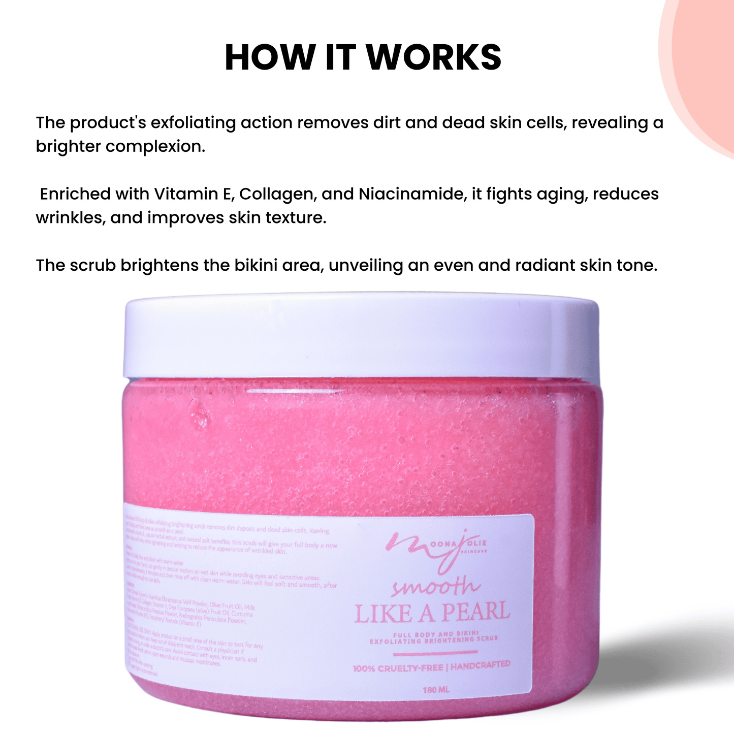 Intense Smooth Like A Pearl - Full Body and Bikini Exfoliating Brightening Scrub