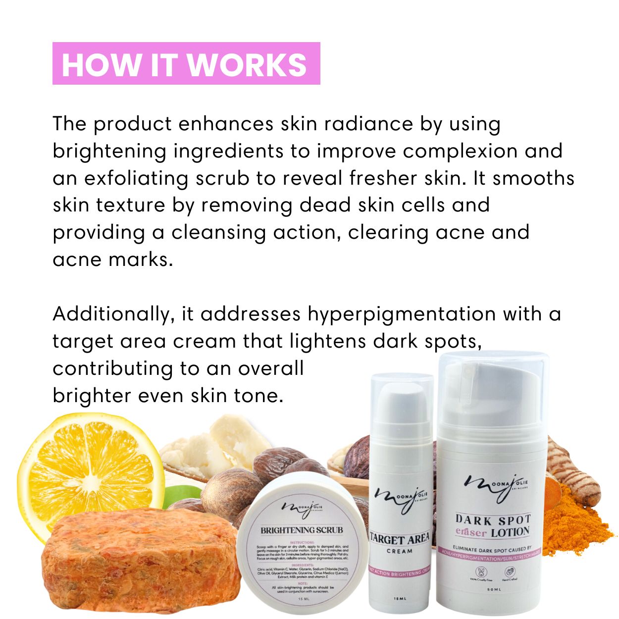 LIMITED EDITION: Jolie’s Mini Full Body & Face Brightening Kit/ Acne Kit