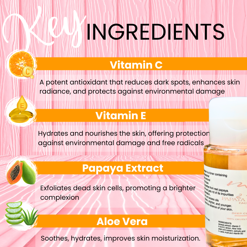 2-in-1 Papaya x Vitamin C Facial Cleanser