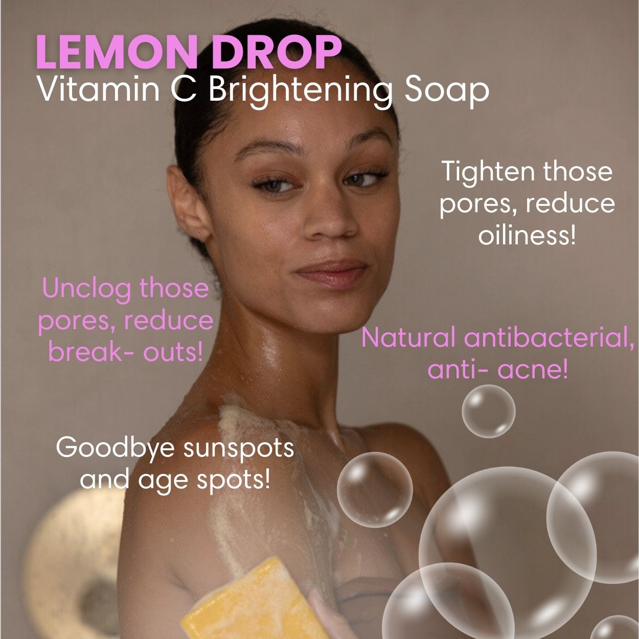 “Lemon Drop” - Vitamin C Brightening Soap