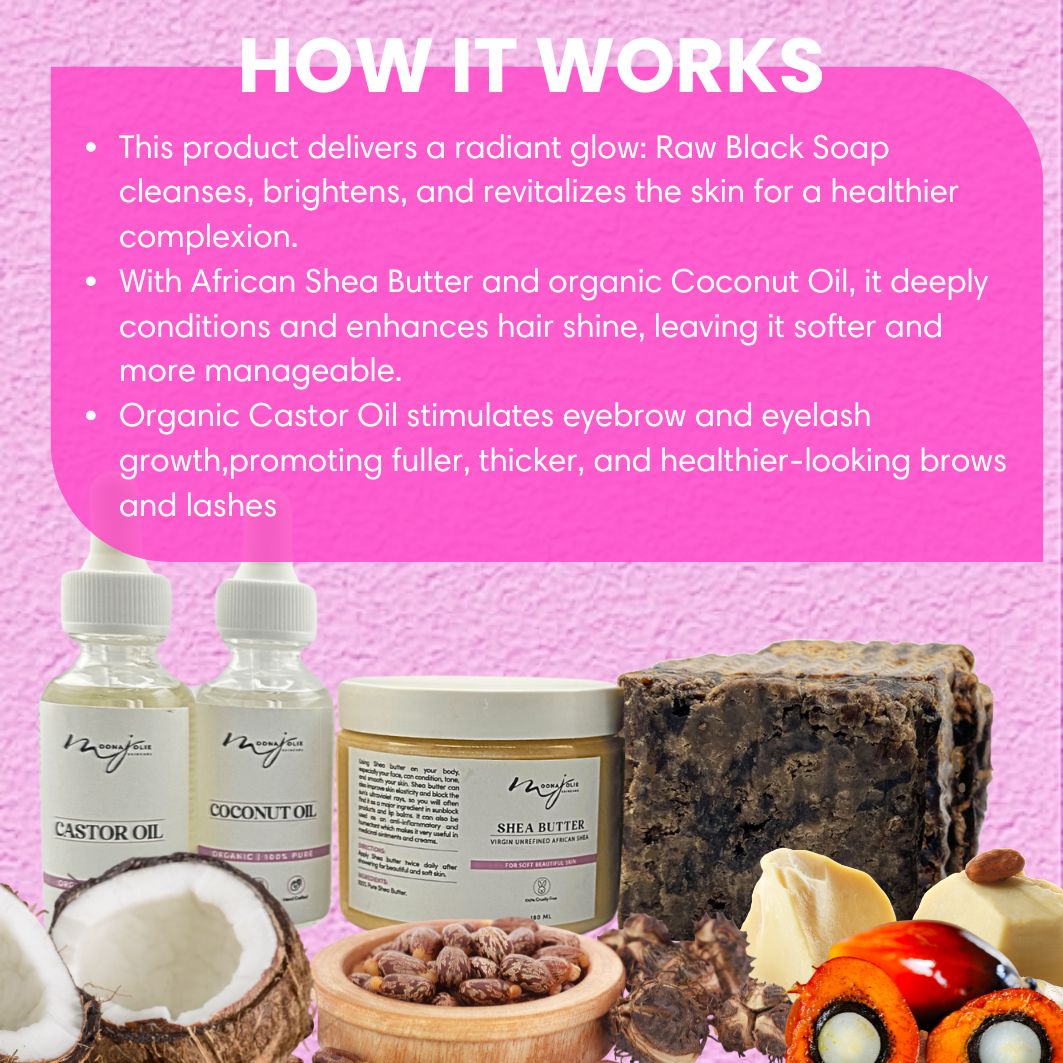 Jolie All Natural Bundle Deal (Hair, Skin)