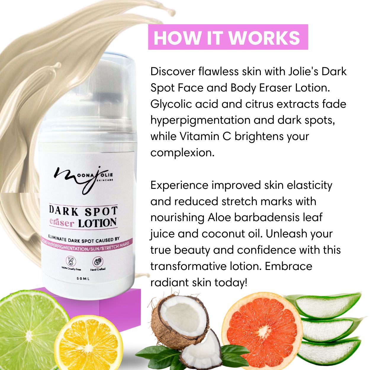 Dark Spot Eraser Lotion and Exfoliating Soap + FREE PAPAYA X VIT C FACIAL CLEANSER