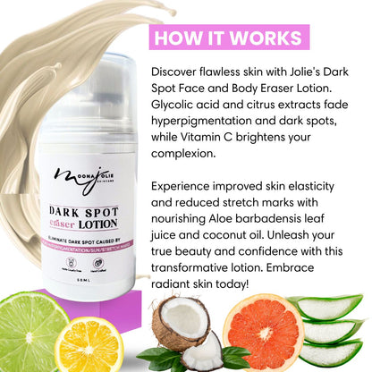 Dark Spot Eraser Lotion and Exfoliating Soap + FREE PAPAYA X VIT C FACIAL CLEANSER
