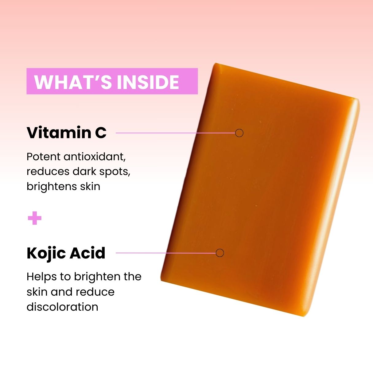 Kojic Acid X Vitamin C Brightening Soap