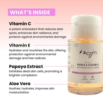 Dark Spot Eraser Lotion and Exfoliating Soap + FREE PAPAYA X VIT C FACIAL CLEANSER