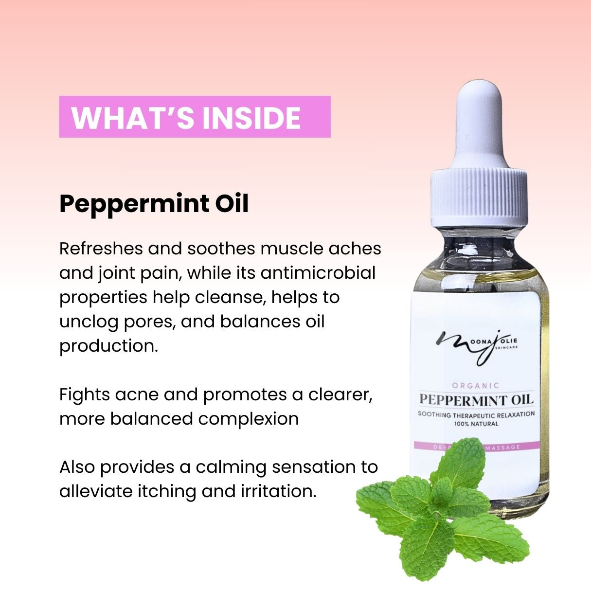 100% Pure Organic Peppermint Oil