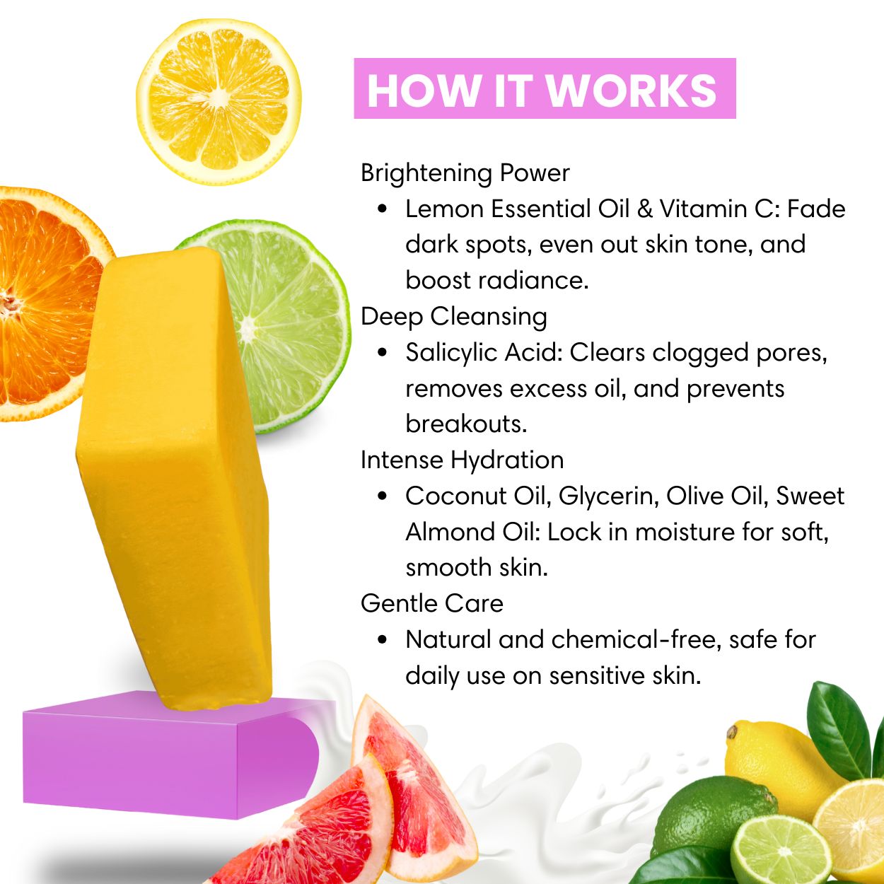 “Lemon Drop” - Vitamin C Brightening Soap