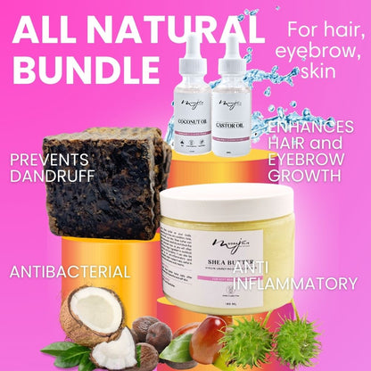 Jolie All Natural Bundle Deal (Hair, Skin)