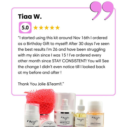 Jolie’s Full Body & Face Brightening Kit