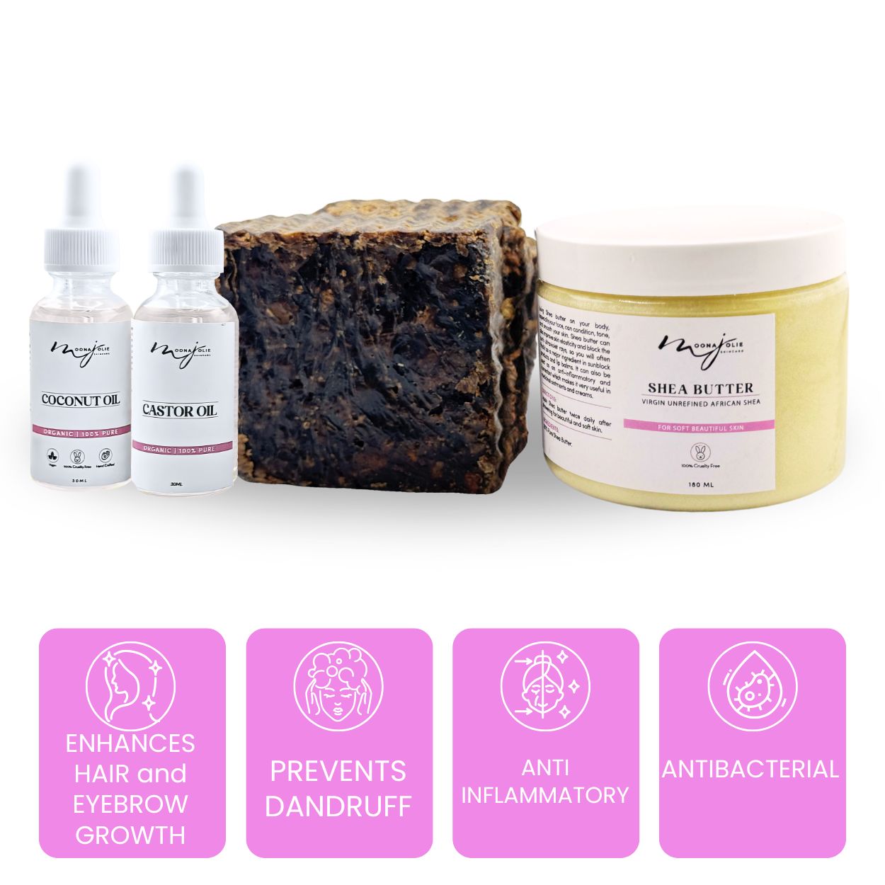 Jolie All Natural Bundle Deal (Hair, Skin)