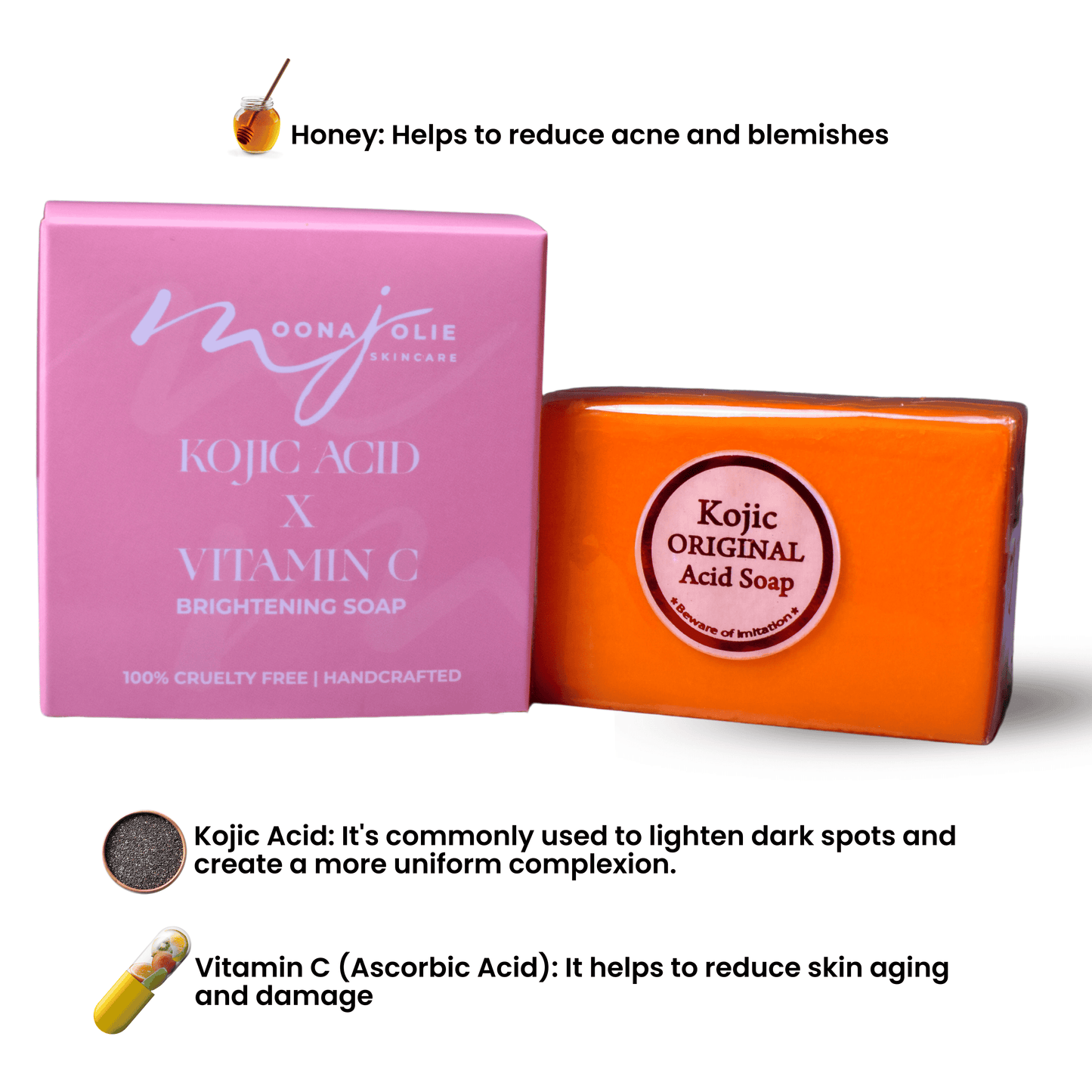 Kojic Acid X Vitamin C Brightening Soap