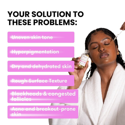 LIMITED EDITION: Jolie’s Mini Full Body & Face Brightening Kit/ Acne Kit + FREE INTENSE UNIFYING VITAMIN C SERUM