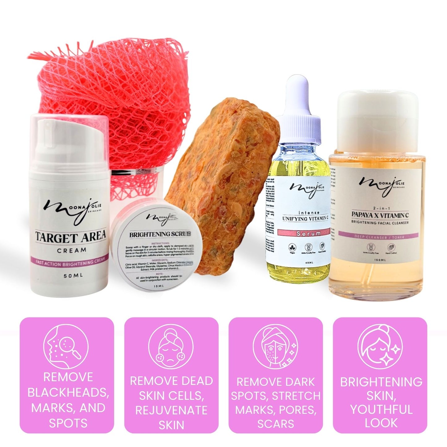 Jolie’s Full Body & Face Brightening Kit