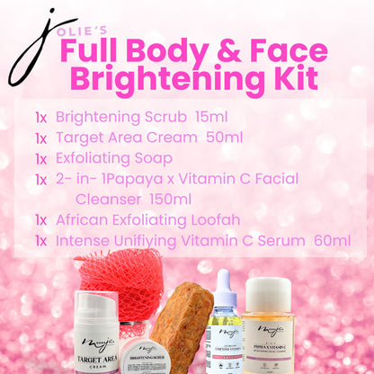 Jolie’s Full Body & Face Brightening Kit