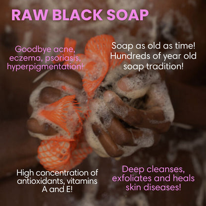 Raw Black Soap