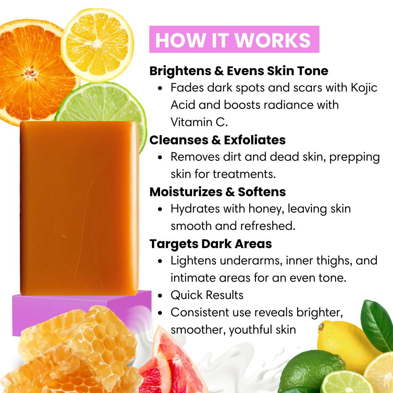 Kojic Acid X Vitamin C Brightening Soap