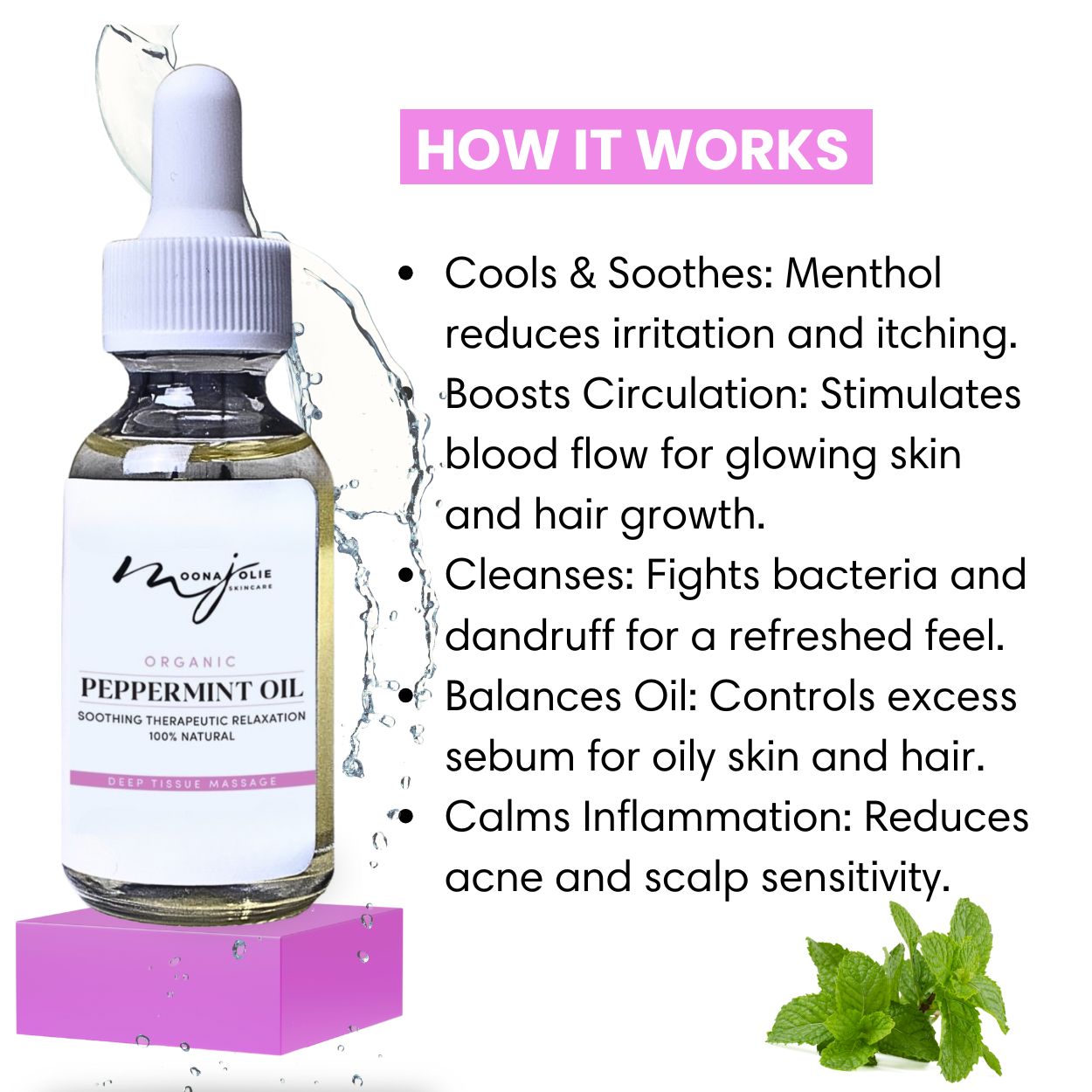 100% Pure Organic Peppermint Oil