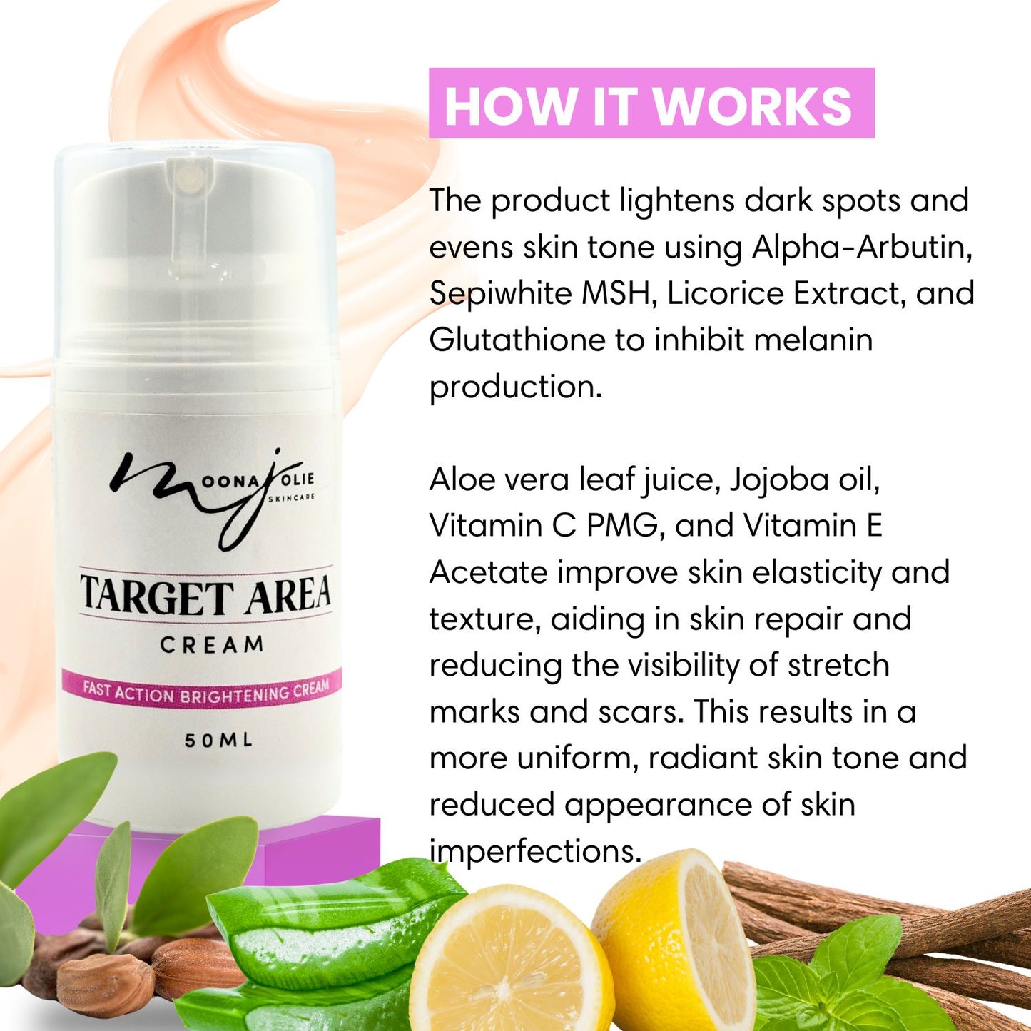 LIMITED EDITION: Jolie’s Mini Full Body & Face Brightening Kit/ Acne Kit + FREE TARGET AREA CREAM