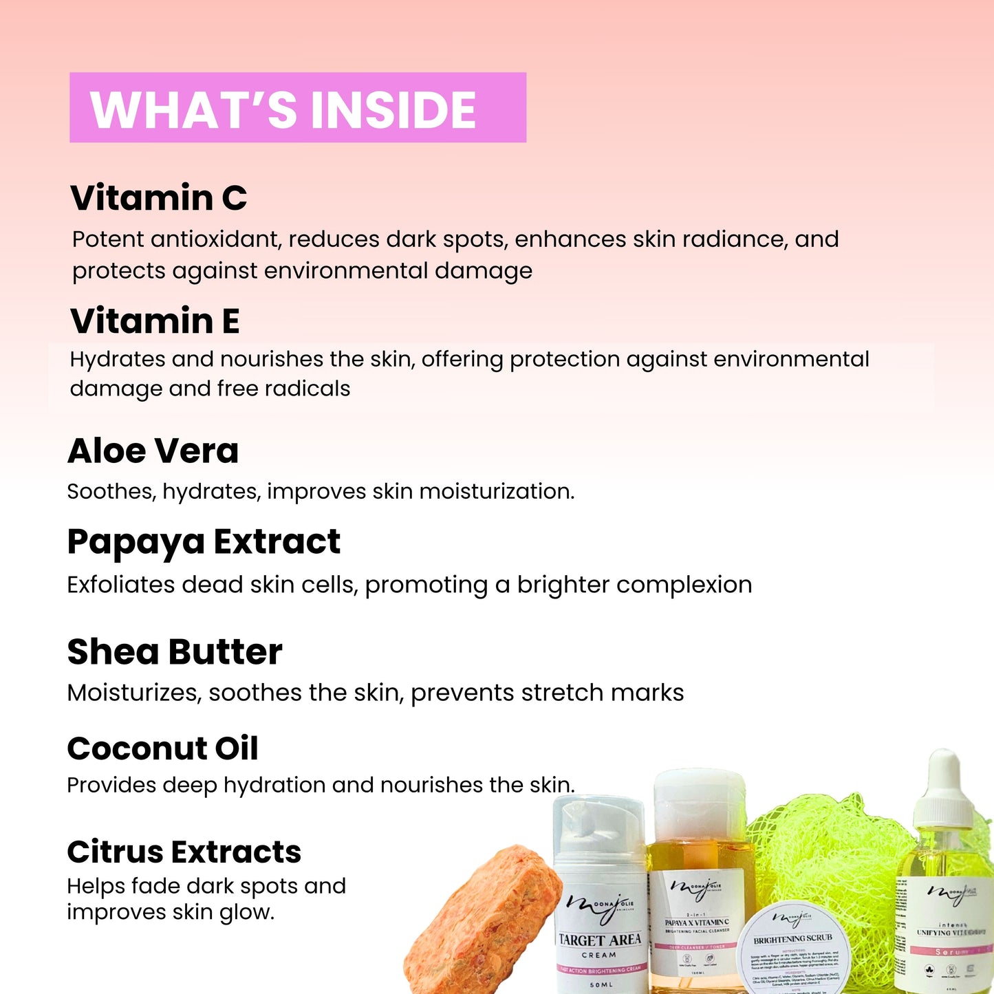 Jolie’s Full Body & Face Brightening Kit