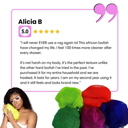 Full Size African Exfoliating Loofah