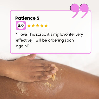 Smooth Like A Pearl - Full Body and Bikini Exfoliating Brightening Scrub (Brown)