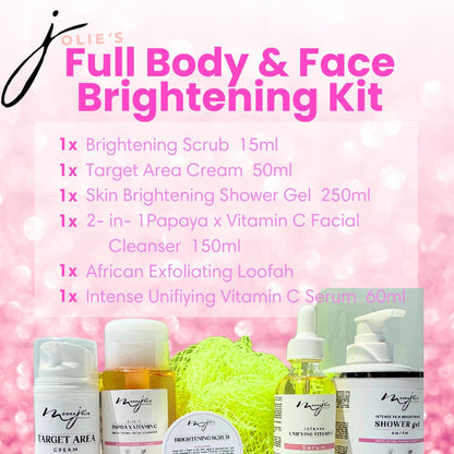 Jolie’s Full Body & Face Brightening Kit